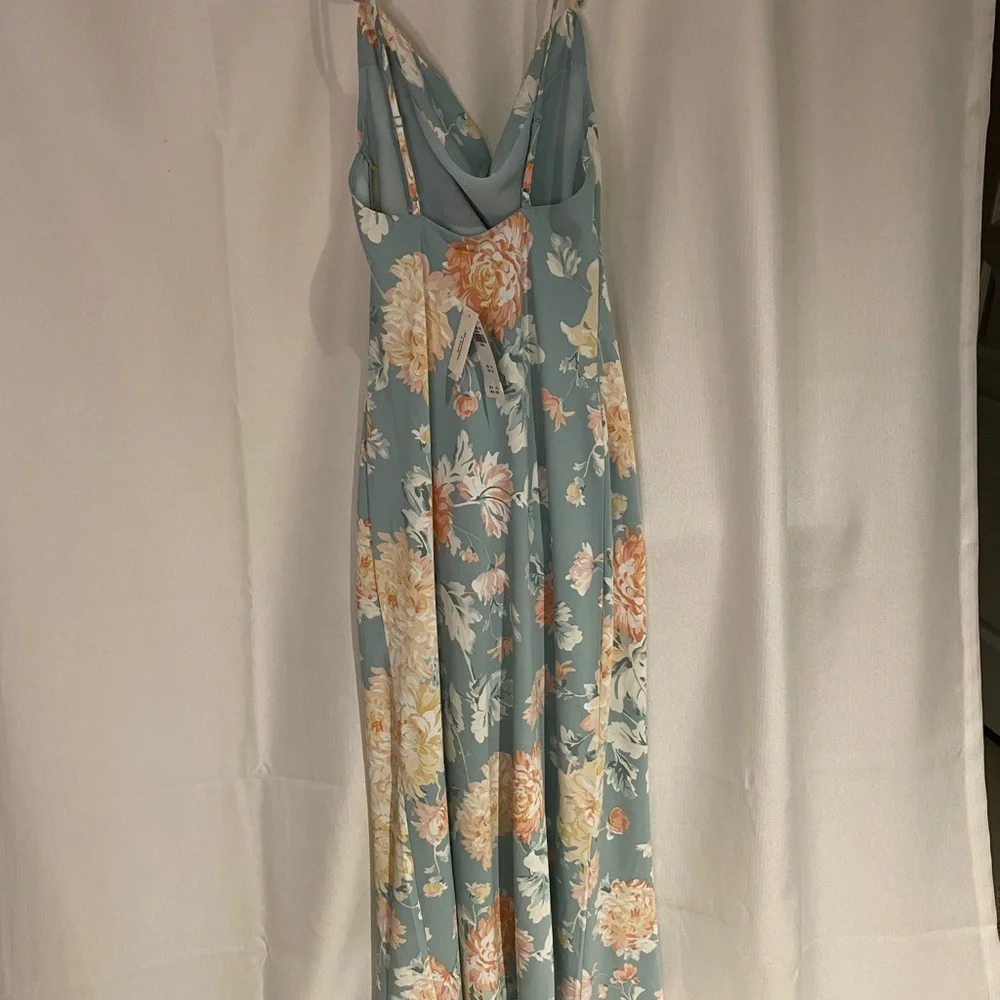 Abercrombie & Fitch Floral Silky dress cowl neck Size XS